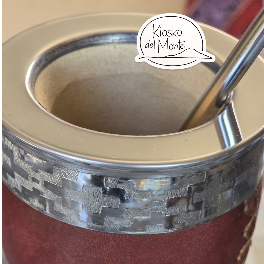 Pumpkin Gourd Artesanal Mate Imperial – Handcrafted with Stainless Steel Virola