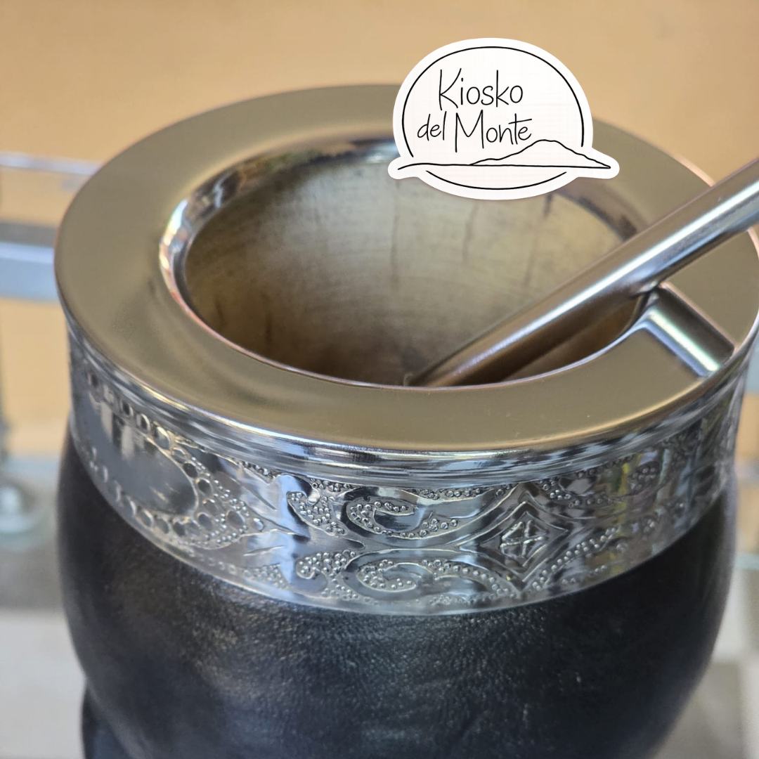 Pumpkin Gourd Artesanal Mate Imperial – Handcrafted with Stainless Steel Virola