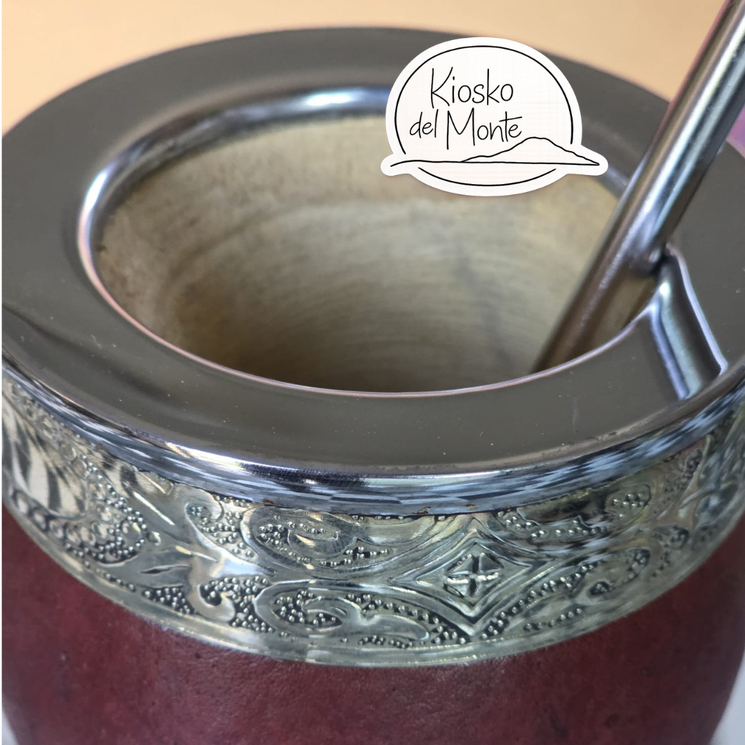 Pumpkin Gourd Artesanal Mate Imperial – Handcrafted with Stainless Steel Virola