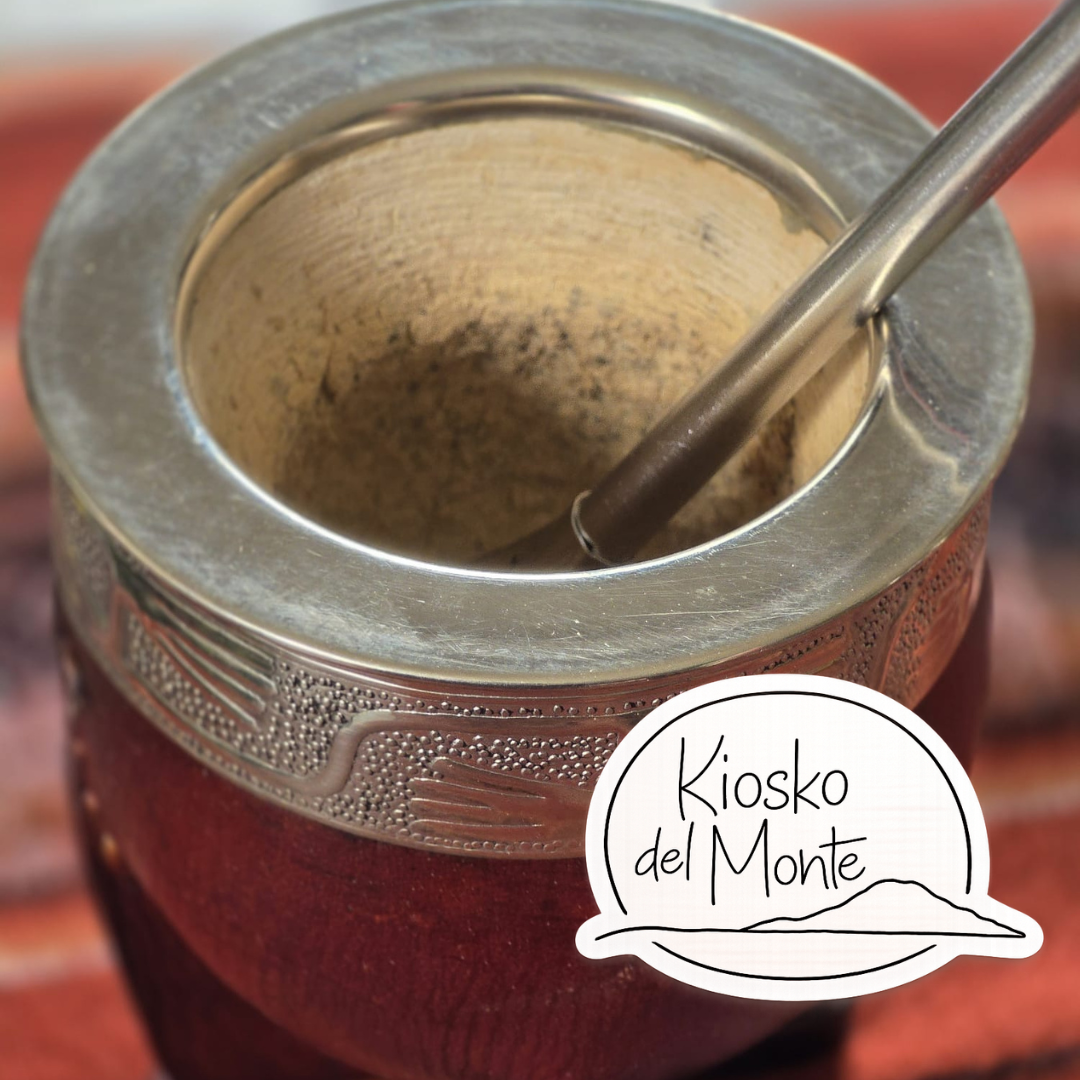 Mate gourd with bombilla