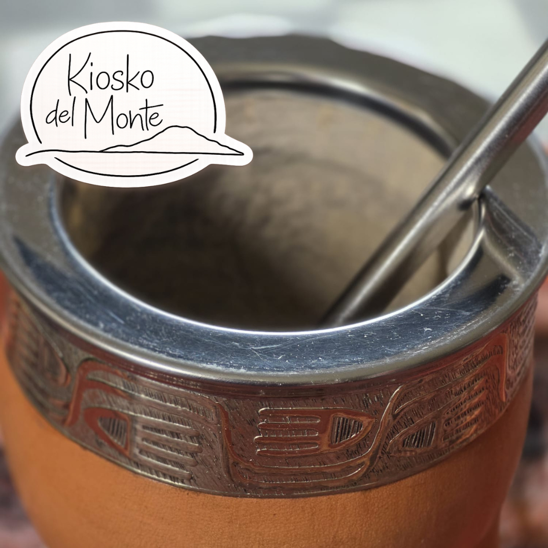 Mate gourd with bombilla