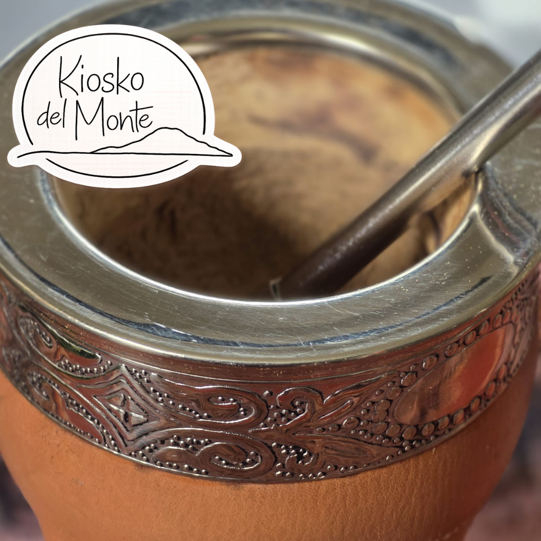 Mate gourd with bombilla