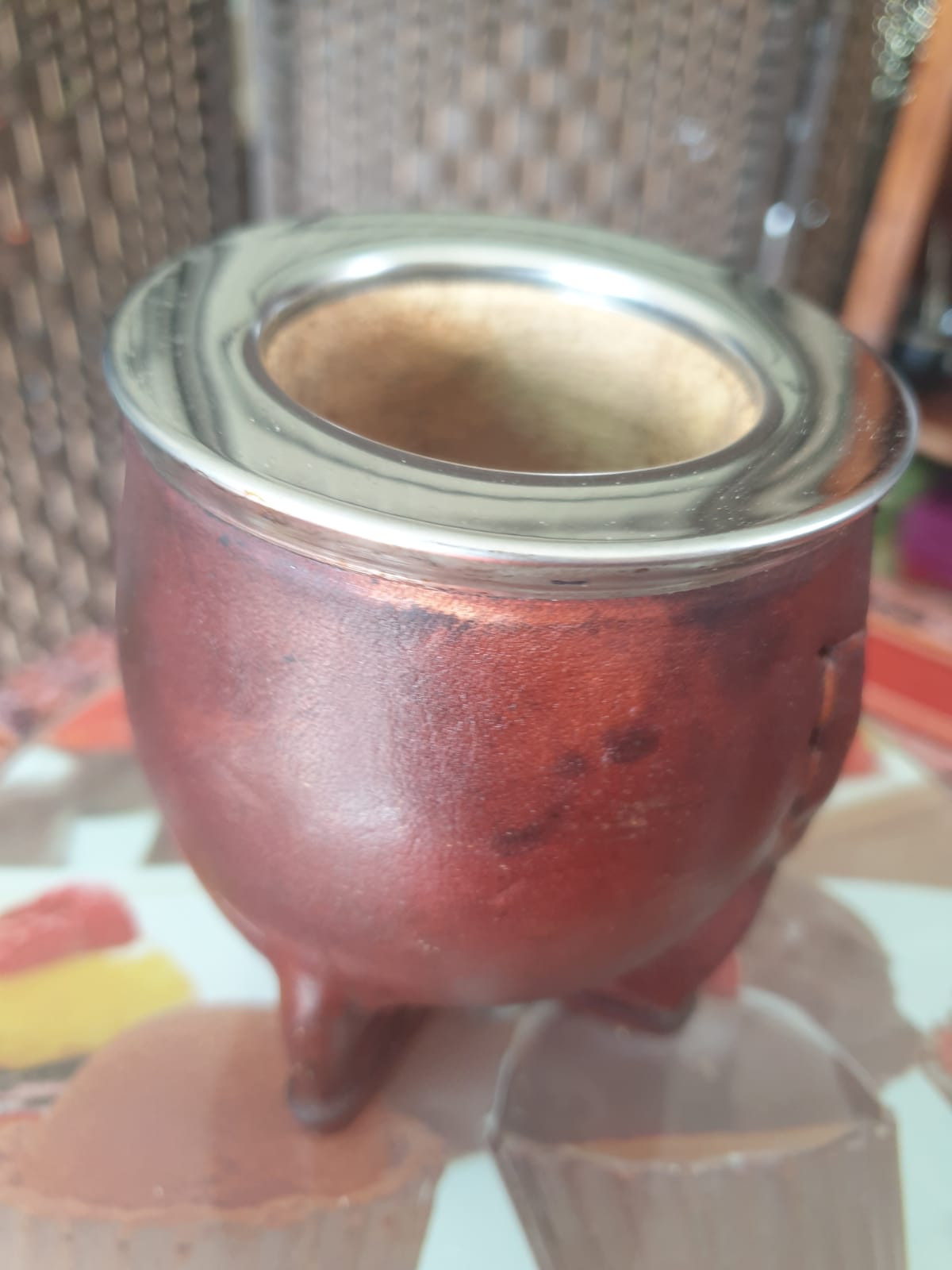 Pumpkin Gourd Artesanal Mate imperial – Handcrafted -