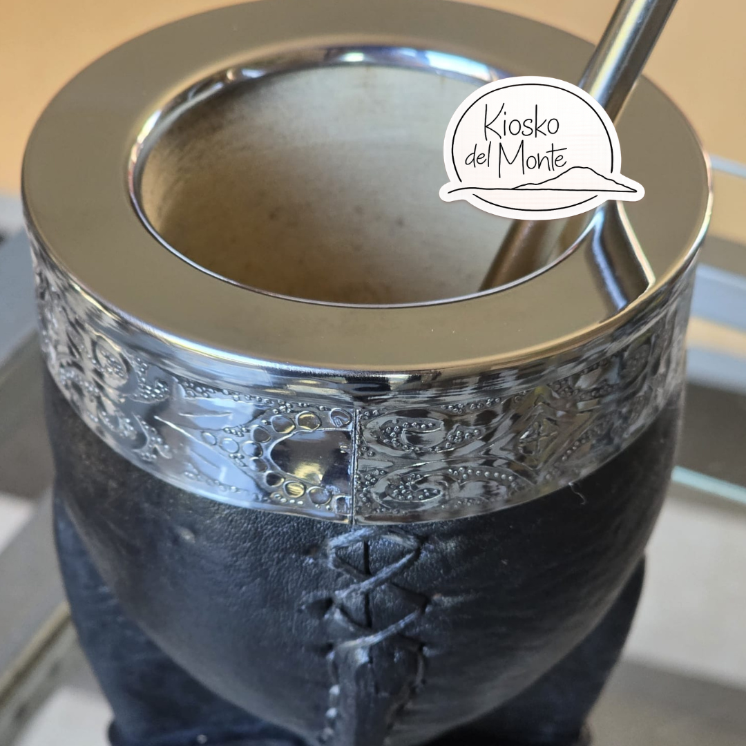 Pumpkin Gourd Artesanal Mate Imperial – Handcrafted with Stainless Steel Virola