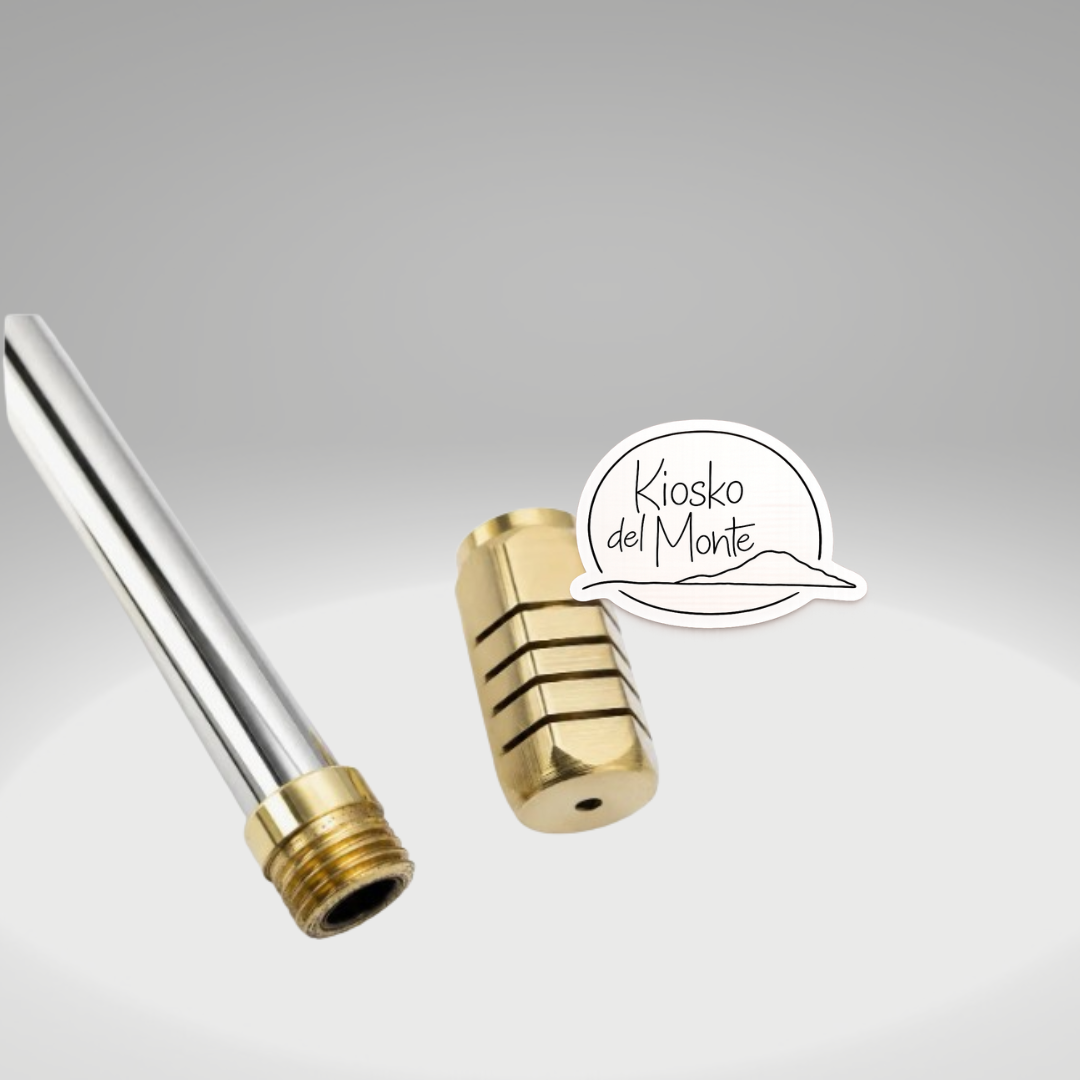 Hexagonal Detachable Bombilla | Stainless Steel & Bronze Yerba Mate Straw