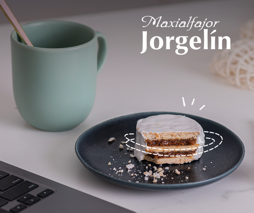 Alfajor Triple Jorgelin white
