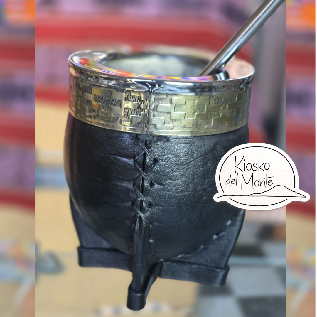 Pumpkin Gourd Artesanal Mate Imperial – Handcrafted with Stainless Steel Virola