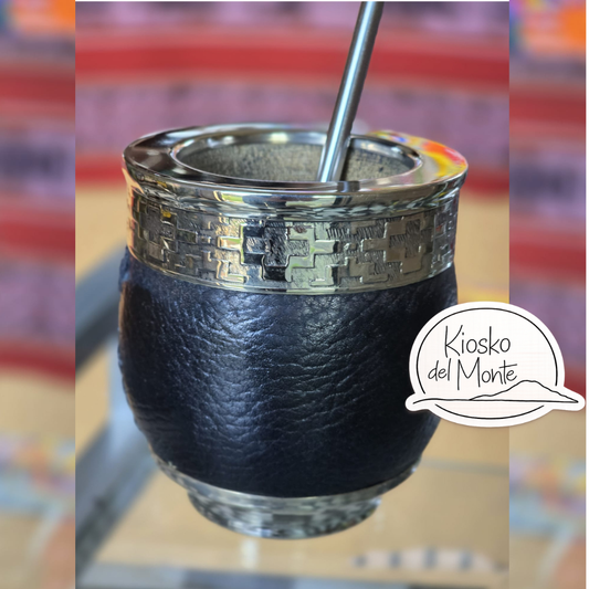 Pumpkin Gourd Artesanal Mate – Handcrafted with Stainless Steel Virola