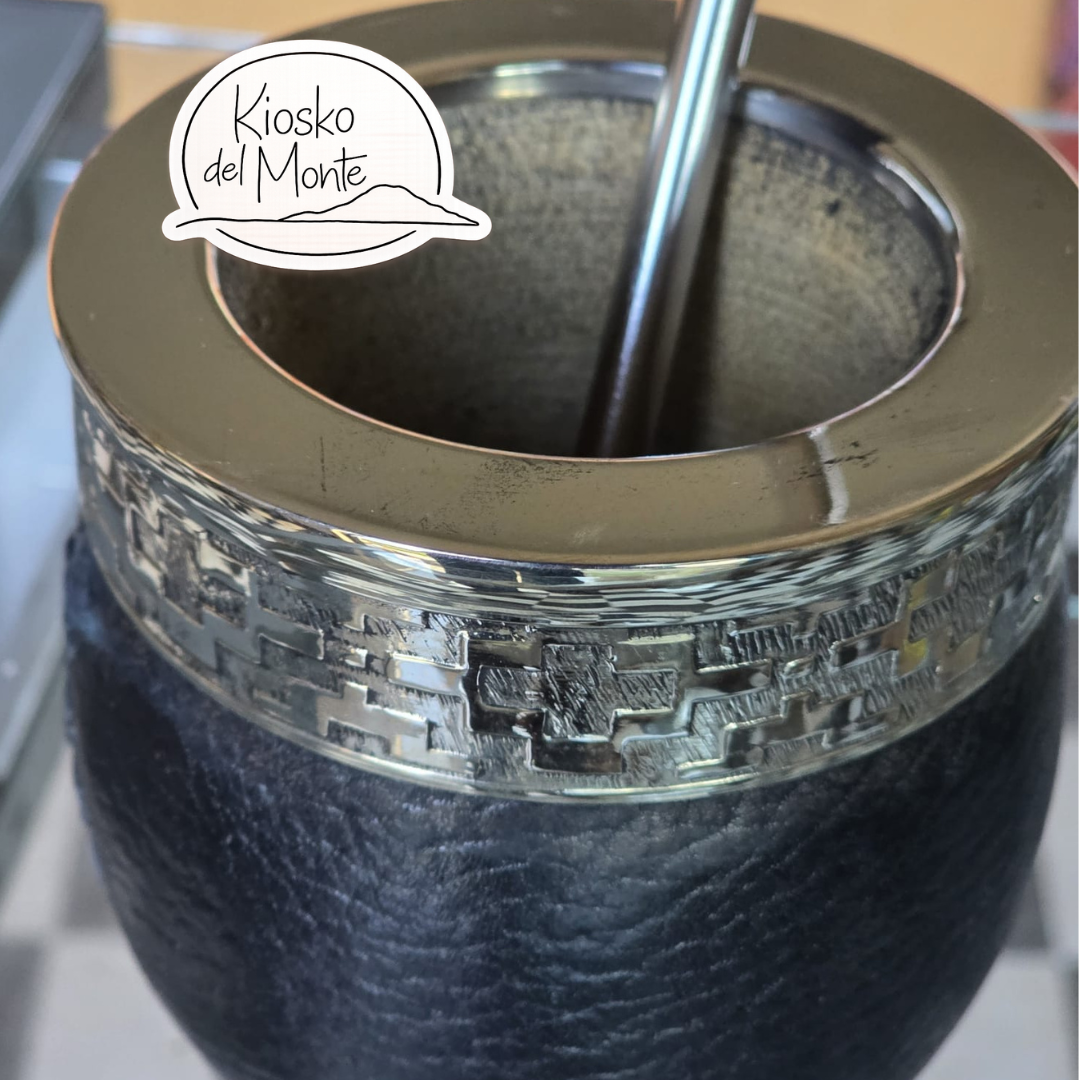 Pumpkin Gourd Artesanal Mate – Handcrafted with Stainless Steel Virola