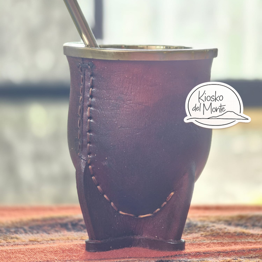 Mate gourd with bombilla