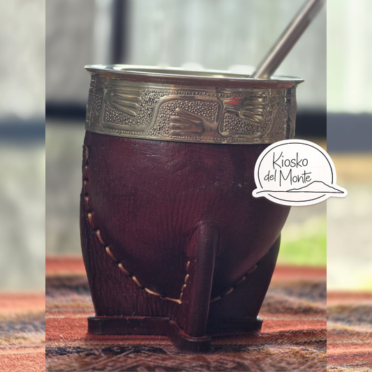 Mate gourd with bombilla