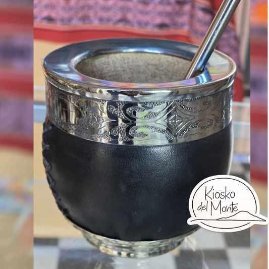 Pumpkin Gourd Artesanal Mate – Handcrafted with Alpaca Virola