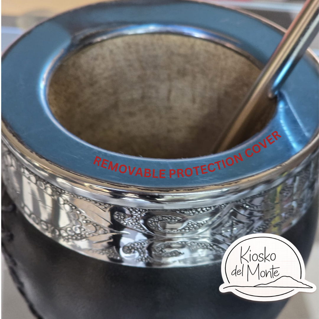 Pumpkin Gourd Artesanal Mate – Handcrafted with Alpaca Virola