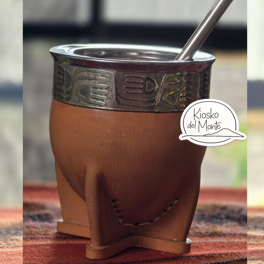 Mate gourd with bombilla