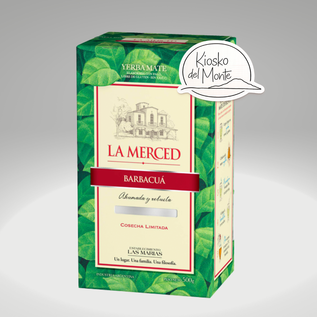 La Merced Barbacuá Yerba Mate 500g | Premium Smoked Argentine Yerba Mate
