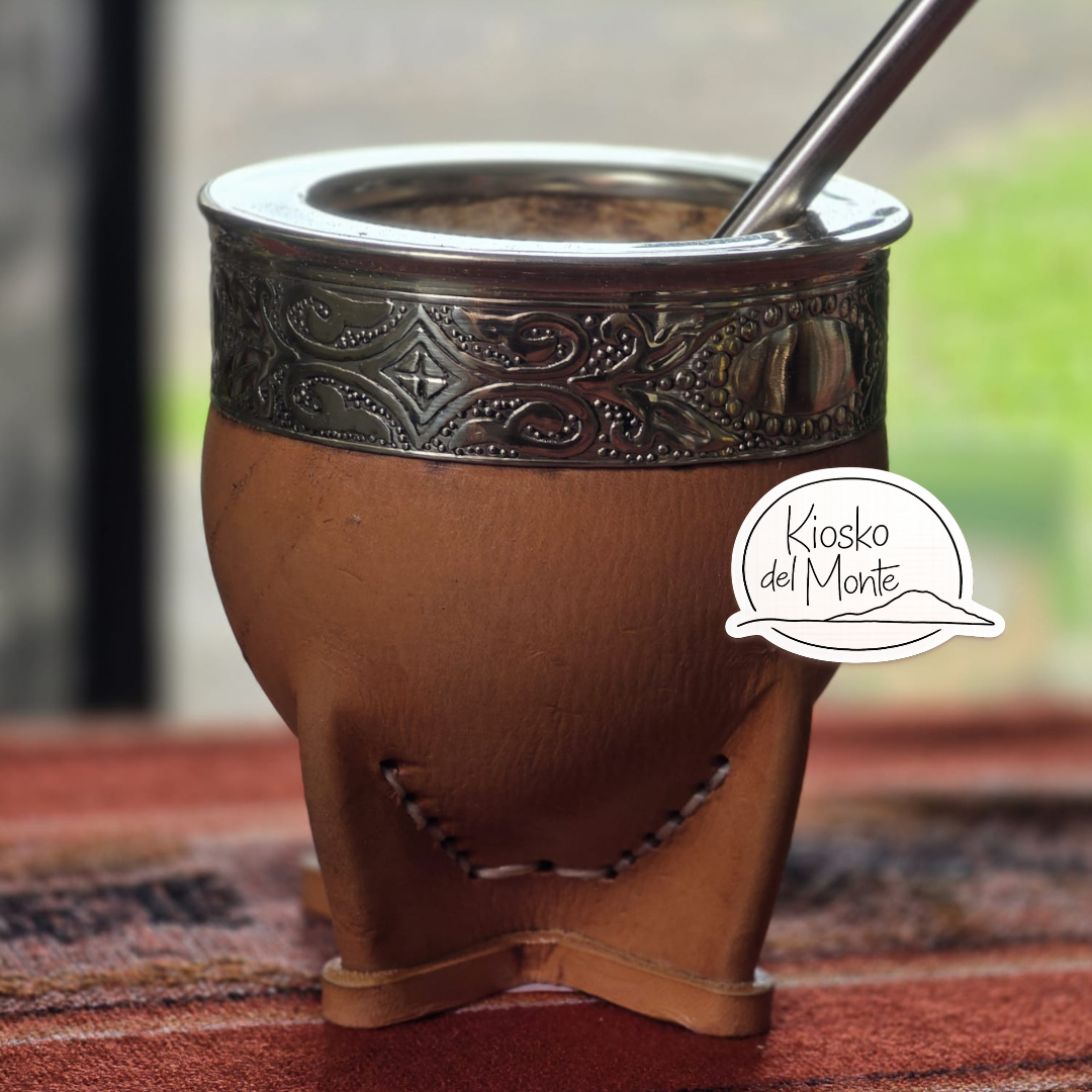 Mate gourd with bombilla
