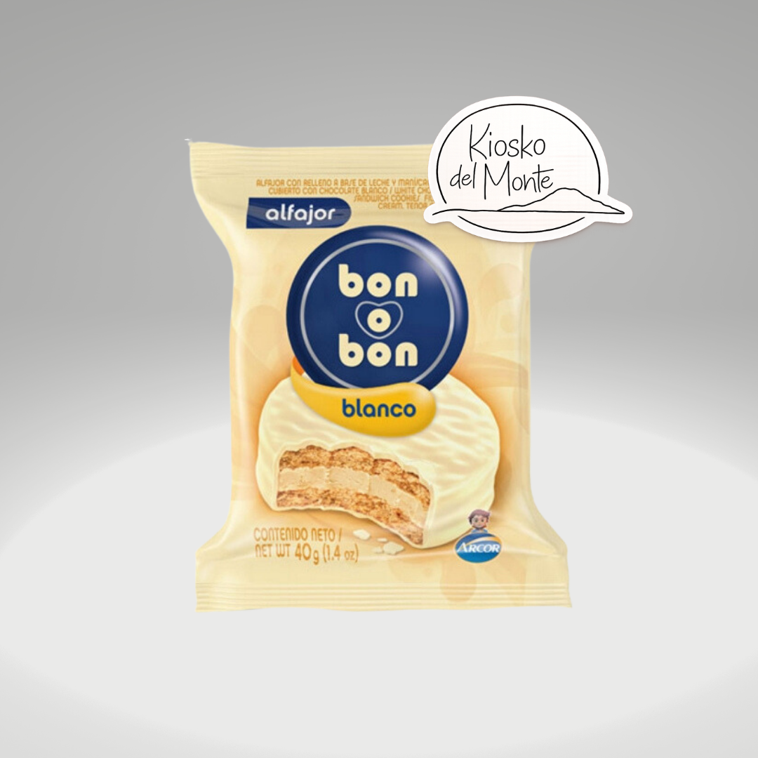 Alfajor Bon o Bon White