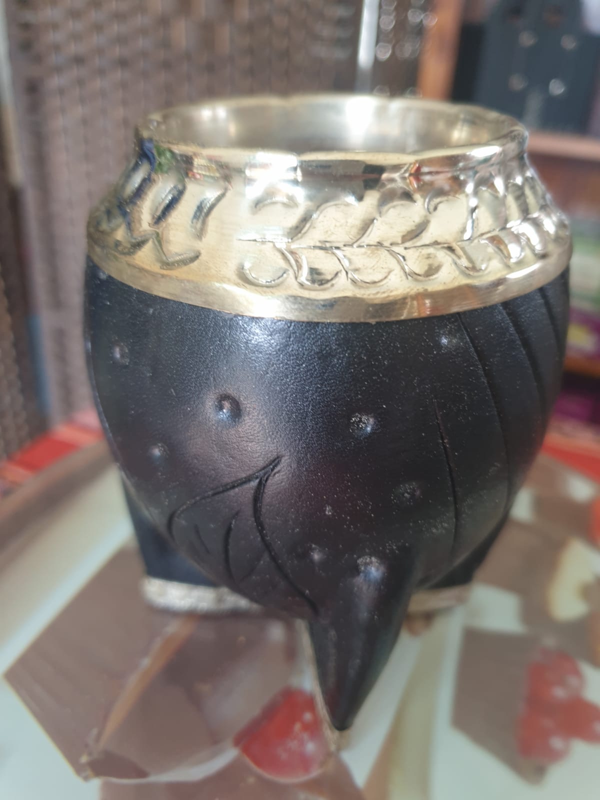 Pumpkin Gourd Artesanal Mate  – Handcrafted