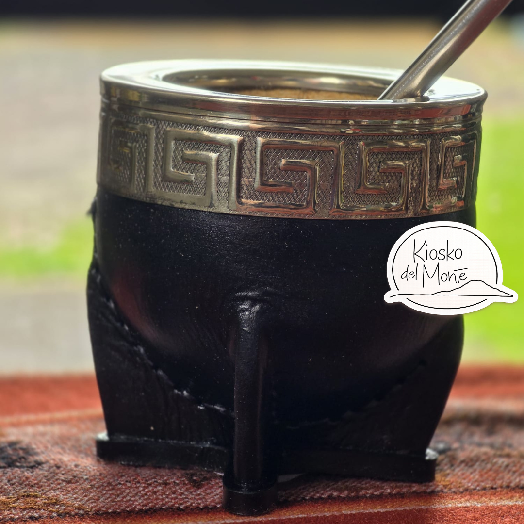 Mate gourd with bombilla