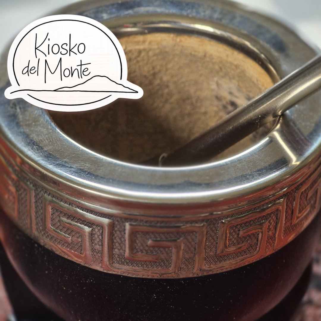 Mate gourd with bombilla
