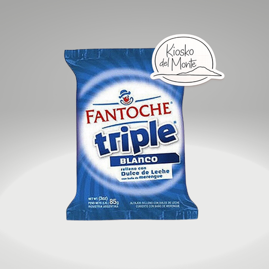 Fantoche Alfajor Triple Sugar Coated with Dulce de Leche