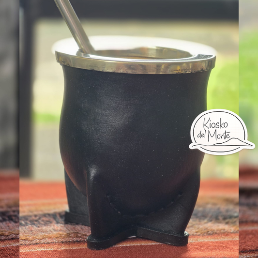 Mate gourd with bombilla