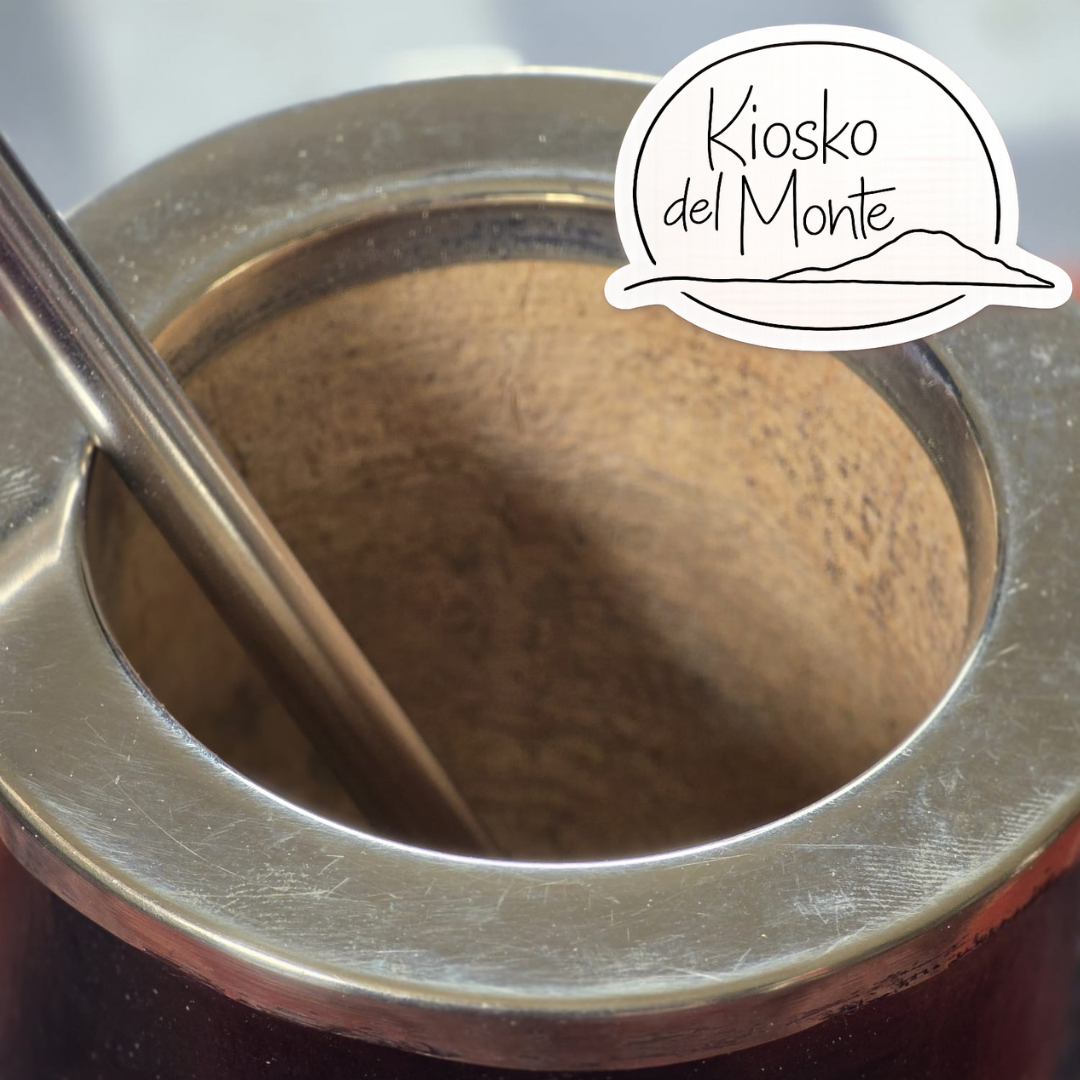 Mate gourd with bombilla