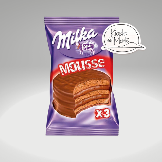 Milka Alfajor Triple with chocolate Mousse