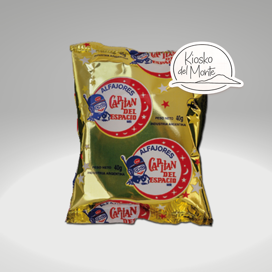 Capitan del espacio Alfajor with Chocolate coating