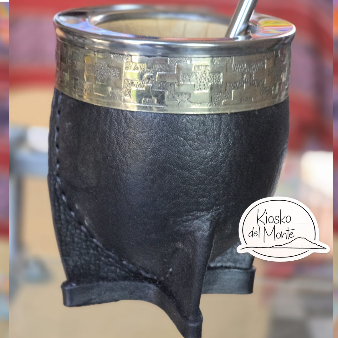 Pumpkin Gourd Artesanal Mate Imperial – Handcrafted with Stainless Steel Virola