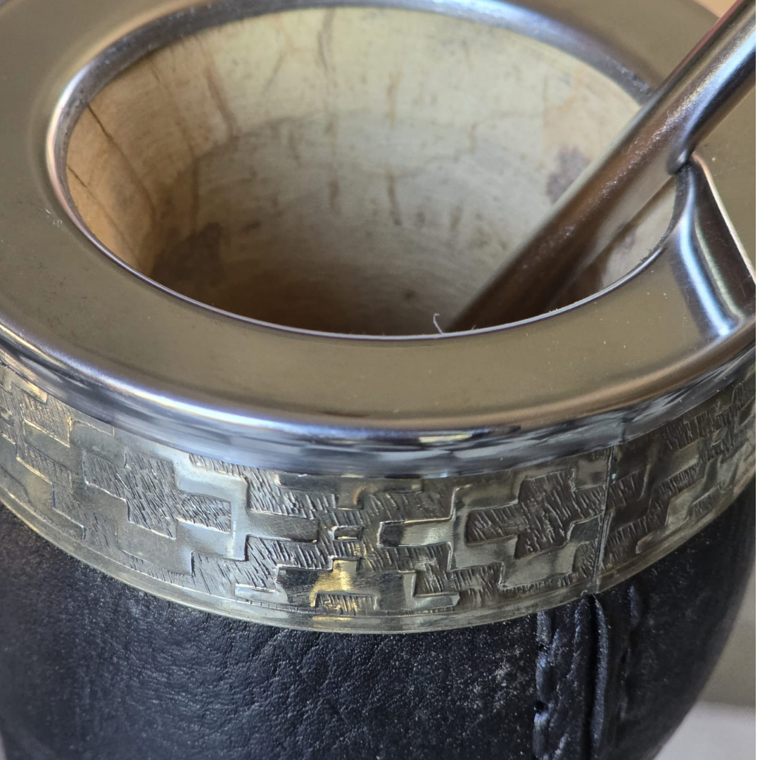 Pumpkin Gourd Artesanal Mate Imperial – Handcrafted with Stainless Steel Virola