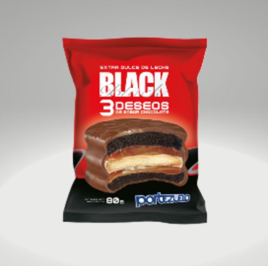 Alfajor Portezuelo black 3 deseos
