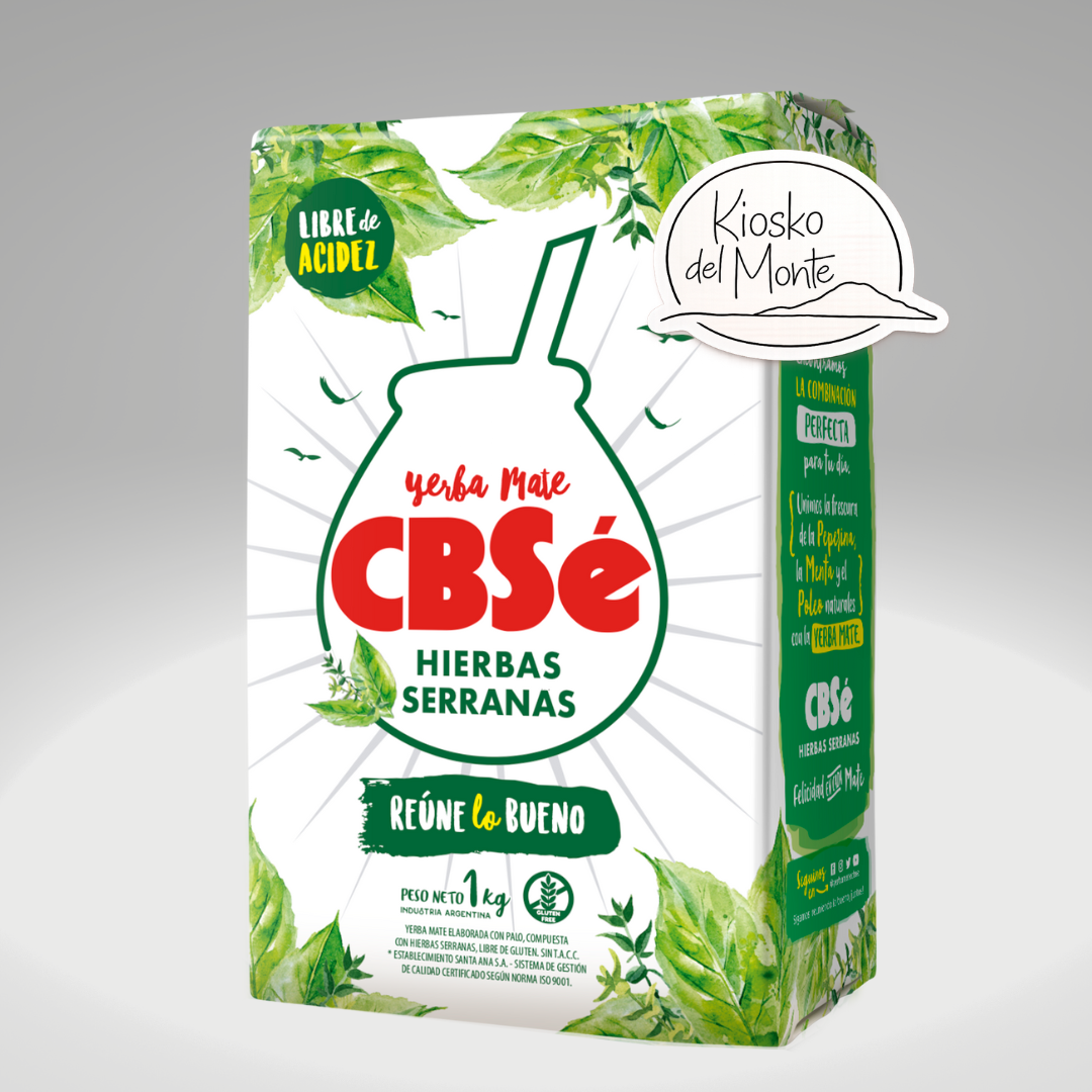 CBSe Hierbas Serranas Yerba Mate 1 KILO