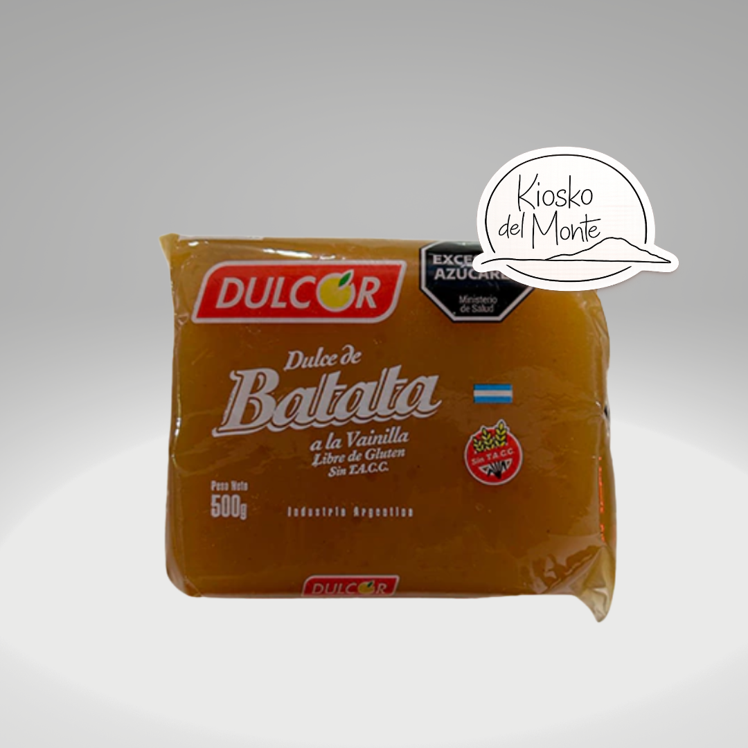 Dulcor Dulce de Batata con Vainilla 500g | Traditional Argentine Sweet Potato Dessert