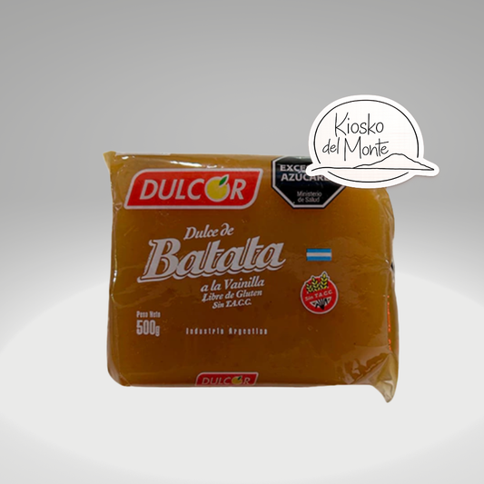 Dulcor Dulce de Batata con Vainilla 500g | Traditional Argentine Sweet Potato Dessert