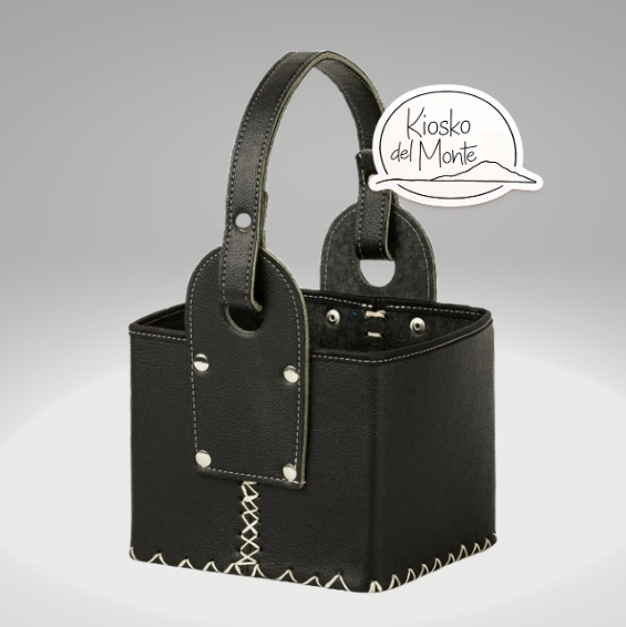 Mate Carry Basket with Thermos Divider – Eco-Leather Matera