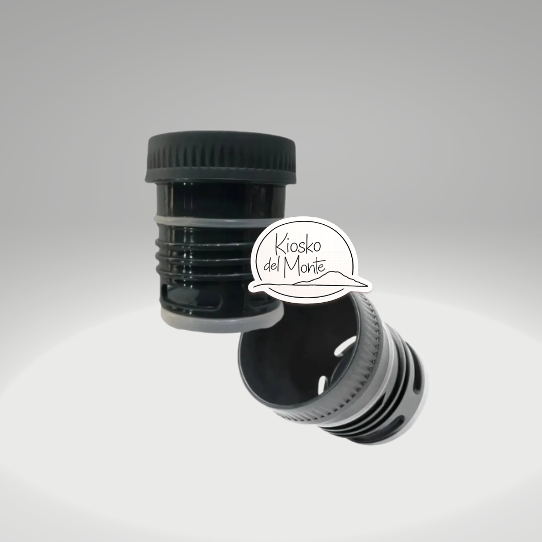 Tapa de termo pico cebador- Thermos pouring spout lid - black