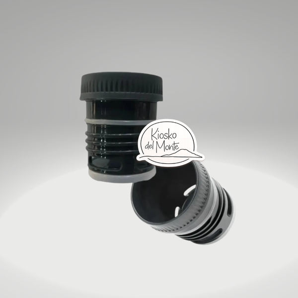Tapa de termo pico cebador- Thermos pouring spout lid - black