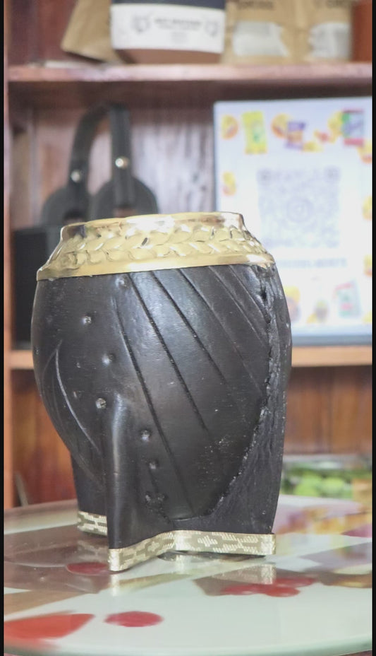 Pumpkin Gourd Artesanal Mate  – Handcrafted